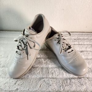 SAS Shoes Womens 10M Free Time Bone Walking Oxford Grey Leather Low Top Lace Up